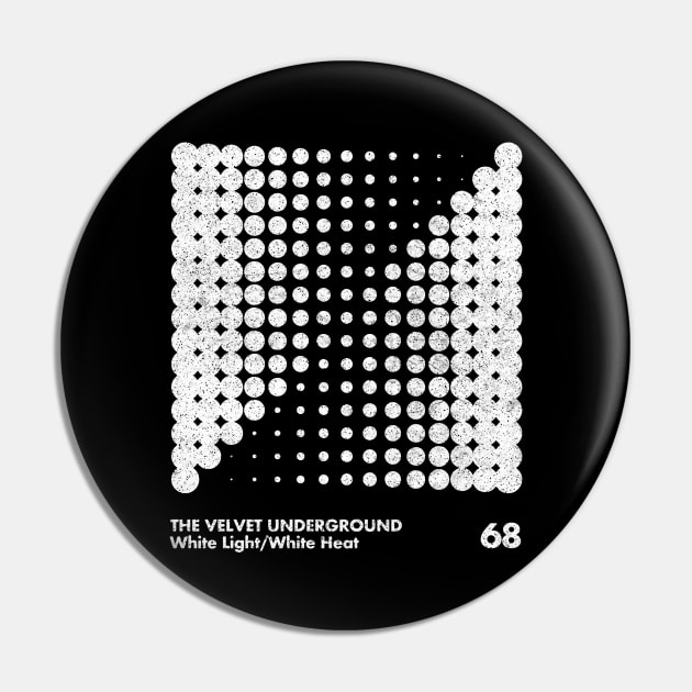 THe Velvet Underground / Minimal Graphic Design Tribute Pin by saudade