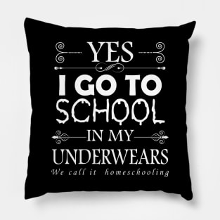 Homeschooling Funny Quote Pillow