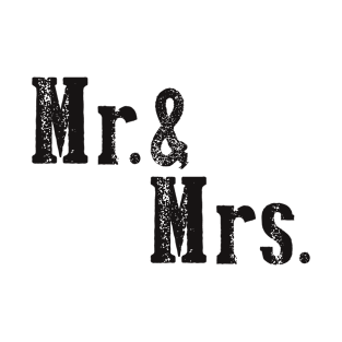 Mr. & Mrs. Wedding Marriage Lovers T-Shirt