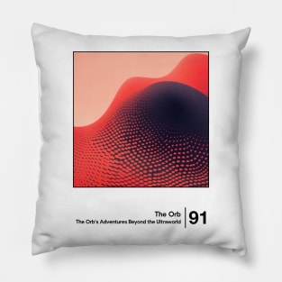 The Orb's Adventures Beyond the Ultraworld / Minimal Graphic Artwork Pillow