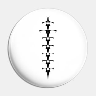 written spine Pin