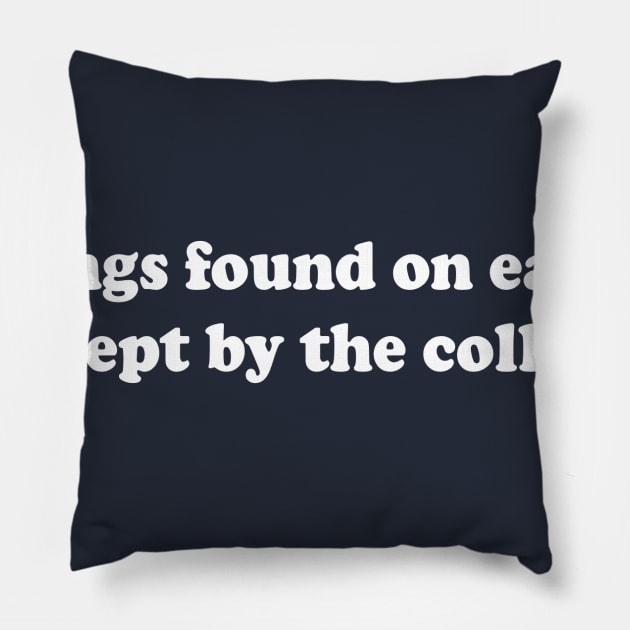 Collector Pillow by mftees