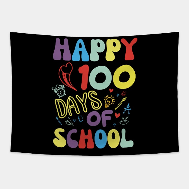 Happy 100 Days of School costume for kids Tapestry by madani04