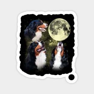 Bernese Mountain Dogs The Moon Classic Dog Breed Magnet