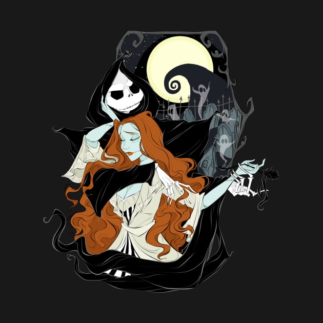 Gothic Love: Jack and Sally by Drea D. Illustrations