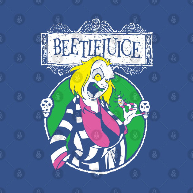 Beetlejuice Cartoon - Dark - Beetlejuice - T-Shirt