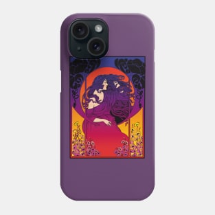 Art Deco Lady (purple) Phone Case