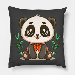 Cute Little Baby Panda! Pillow