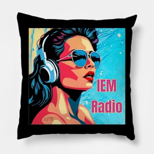 Retro Headphones - IEM Radio Design Pillow