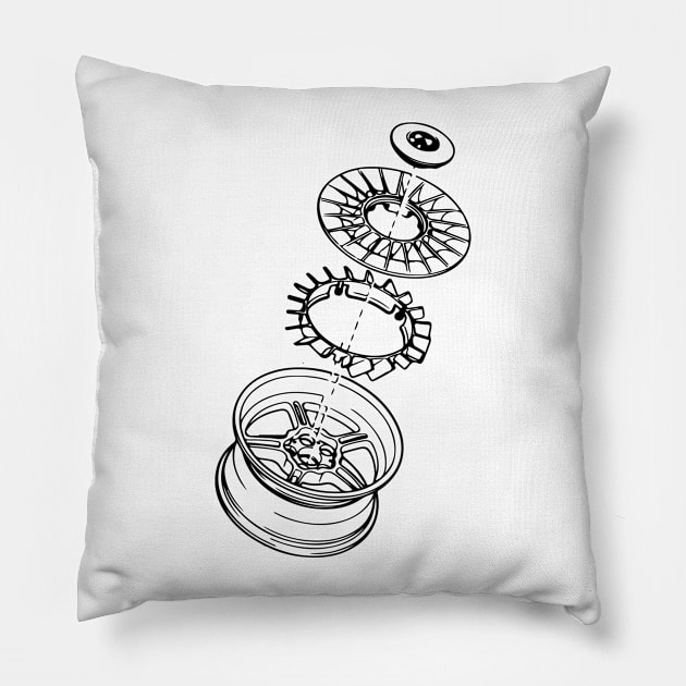 M-System Pillow by Wheelart