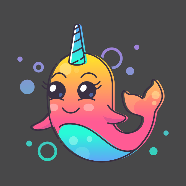 Cute Narwhal by LR_Collections