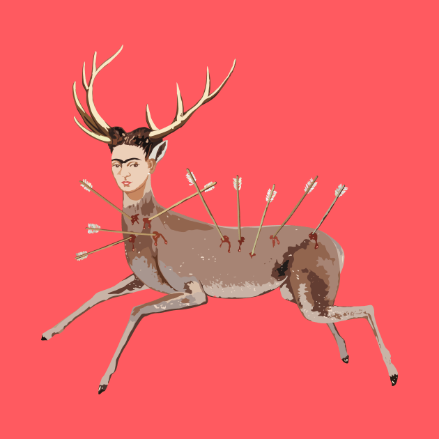 deer frida kalho by daidai