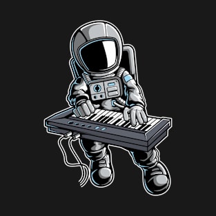 Astronaut Keyboard T-Shirt