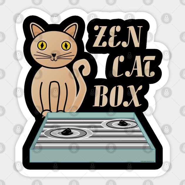 Zen Cat Box Japanese Rock Garden Cat Litter Box Zen Cat