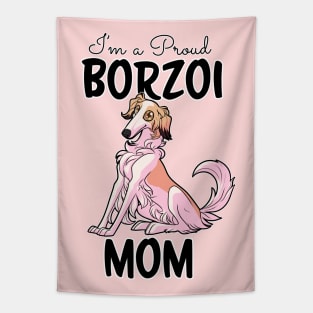 Borzoi-Mom Tapestry