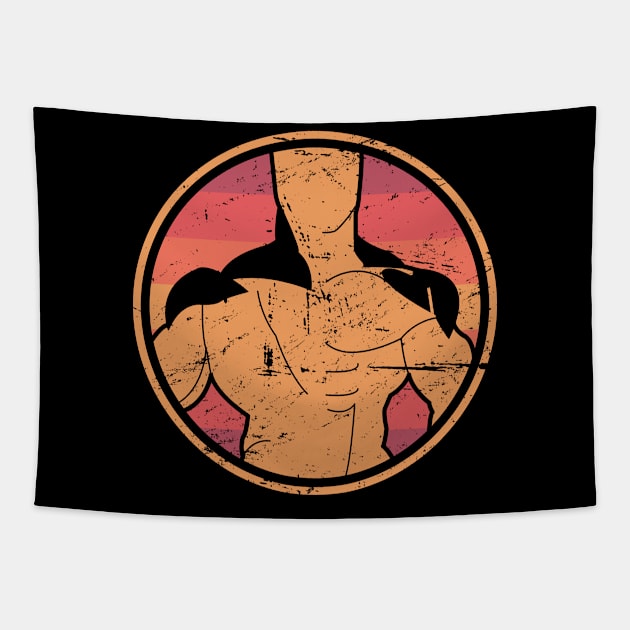 Retro Joint Replacement Shoulder Surgery Graphic Tapestry by MeatMan