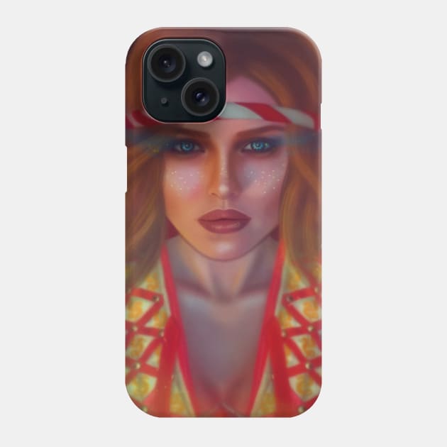 Saskia Phone Case by Purplehate