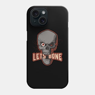 Halloween lets bone Phone Case