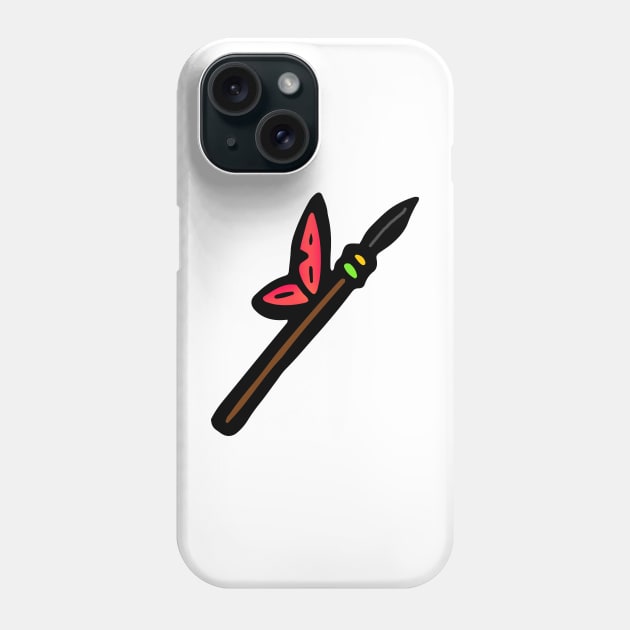 Spear Doodle Art Phone Case by VANDERVISUALS