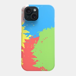 Colourful splash paint Phone Case