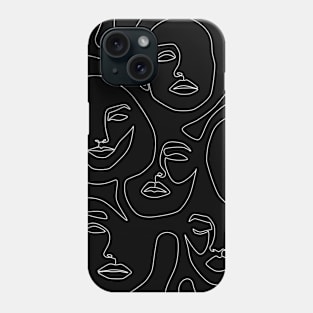 Faces in Dark Phone Case