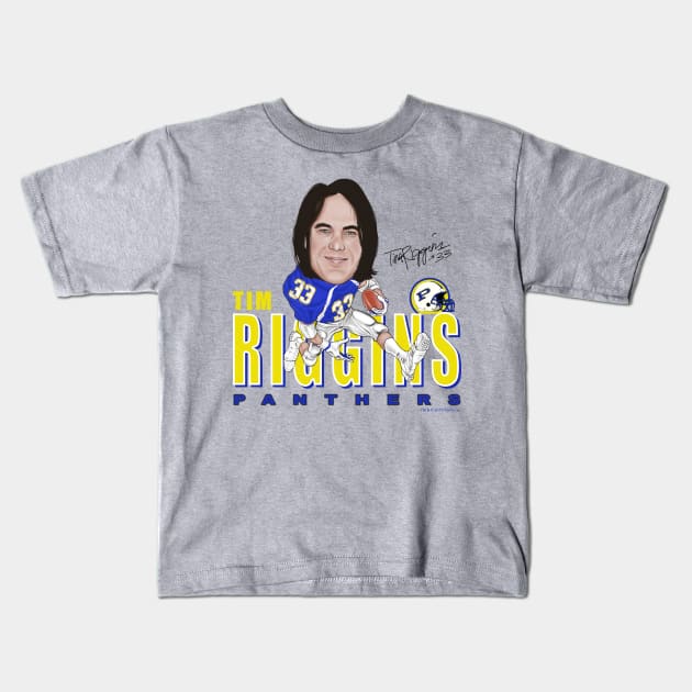 yawncompany Tim Riggins - 90s NFL Throwback Shirt Kids T-Shirt