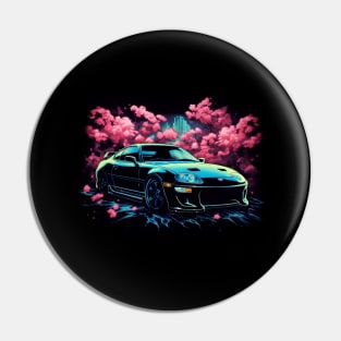 Toyota Supra Cherry Blossom Pin