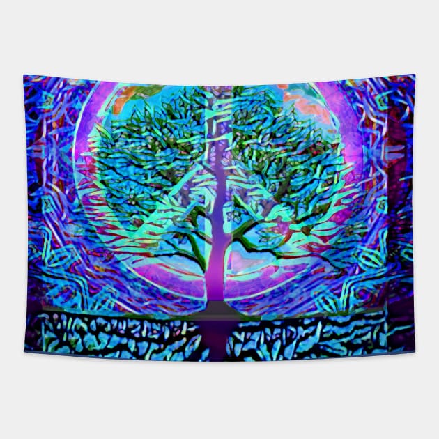 Tree of Life World Peace Tapestry by AmeliaCarrie