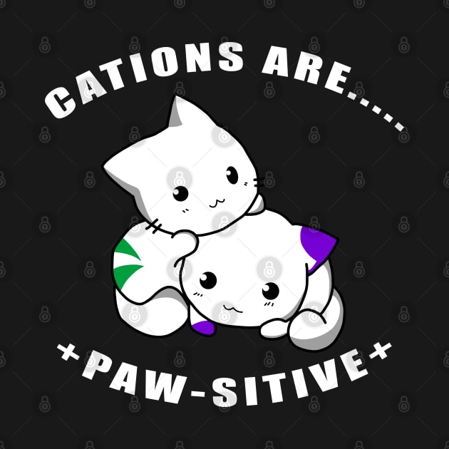 Cations are Pawsitive by Hornak Designs