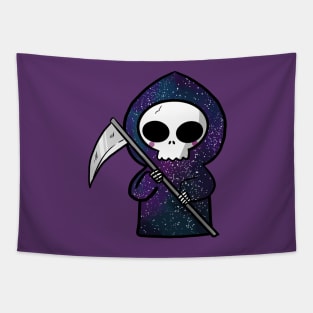 Cute Galaxy grim reaper Tapestry