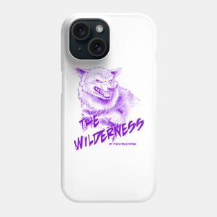 Wolf, The Wilderness- Purple Design Phone Case