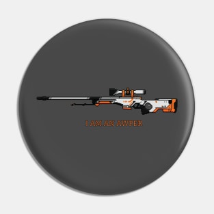 CSGO AWP ASIIMOV Pin