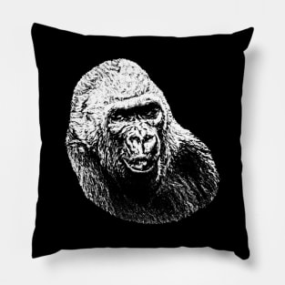 Gorilla portrait Pillow