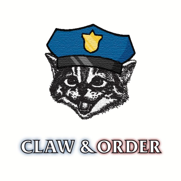 Law and order cat by AJDP23