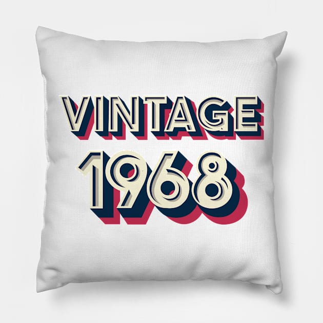 Vintage 1968 Pillow by KsuAnn