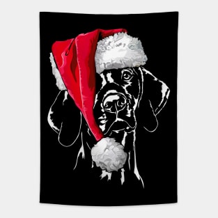 Funny Vizsla Santa Christmas dog mom Tapestry