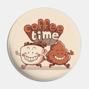 Best Friends Coffee Bathroom Break by Tobe Fonseca Pin