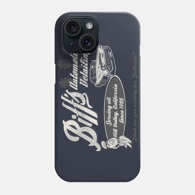 Biff's Auto Detailing Worn Out Phone Case by Alema Art