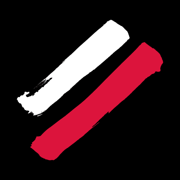 Poland Flag - Stripes by Nikokosmos