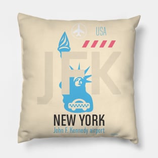 JFK airport classic Pillow