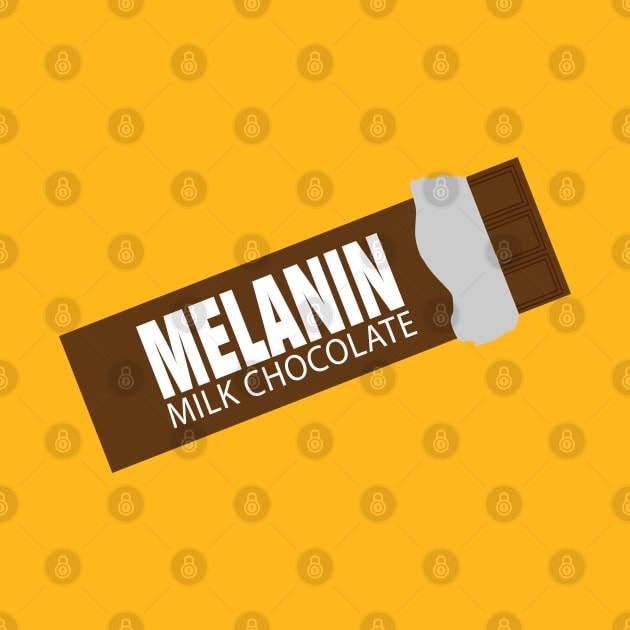 Melanin Milk Chocolate Candy Bar by blackartmattersshop