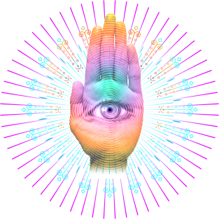 Spiritual Third Eye Hamsa Design Magnet