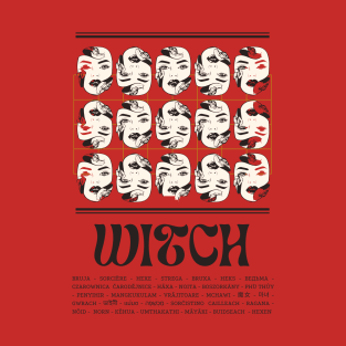 Witch in Different Languages T-Shirt