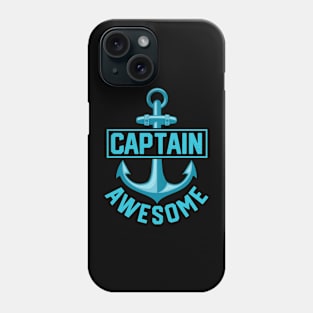 Captain awesome Phone Case