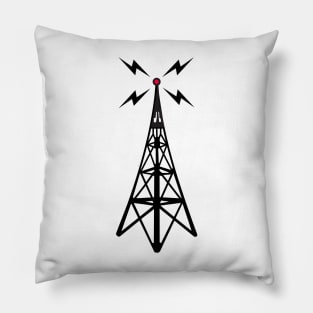 Radio Tower broadcast Pillow