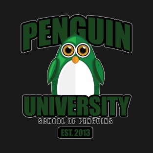 Penguin University - Green T-Shirt