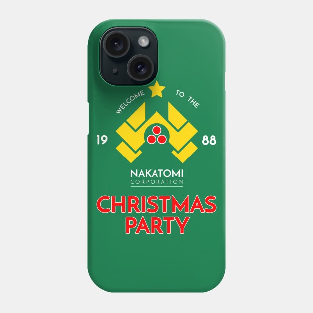 Nakatomi Corp Christmas Party 1988 T-Shirt Phone Case by dumbshirts