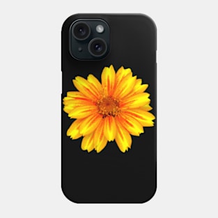 unique yellow red flower, bloom, flowers, petals Phone Case