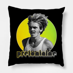 Retro Steve Prefontaine Oregon Fade Pillow