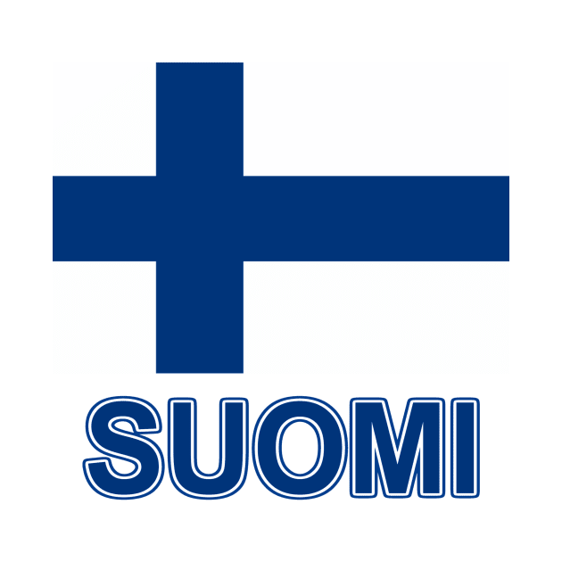 Suomi - The Pride of Finland - Finnish Flag Design by Naves